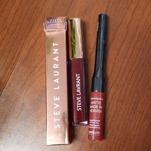 Lip gloss and lipstick